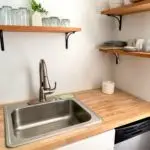 kitchen sink and counter